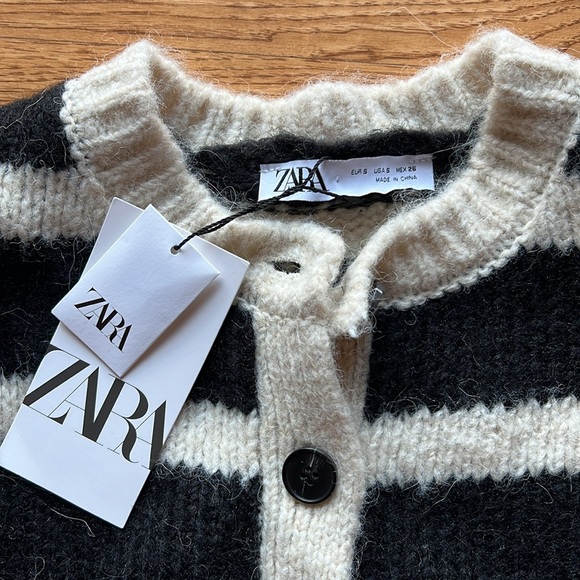 Zara Striped Cardigan - Picture 2 of 5